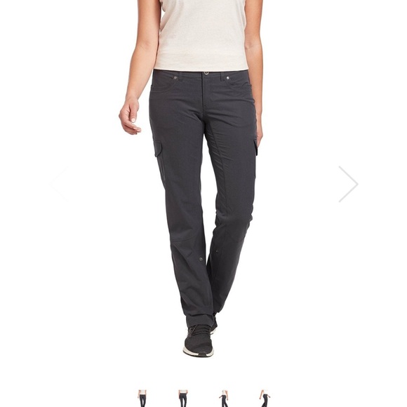 Kuhl Women's Free Flex Roll-Up Straight Leg Pants Deep Blue - Picture 3 of 10